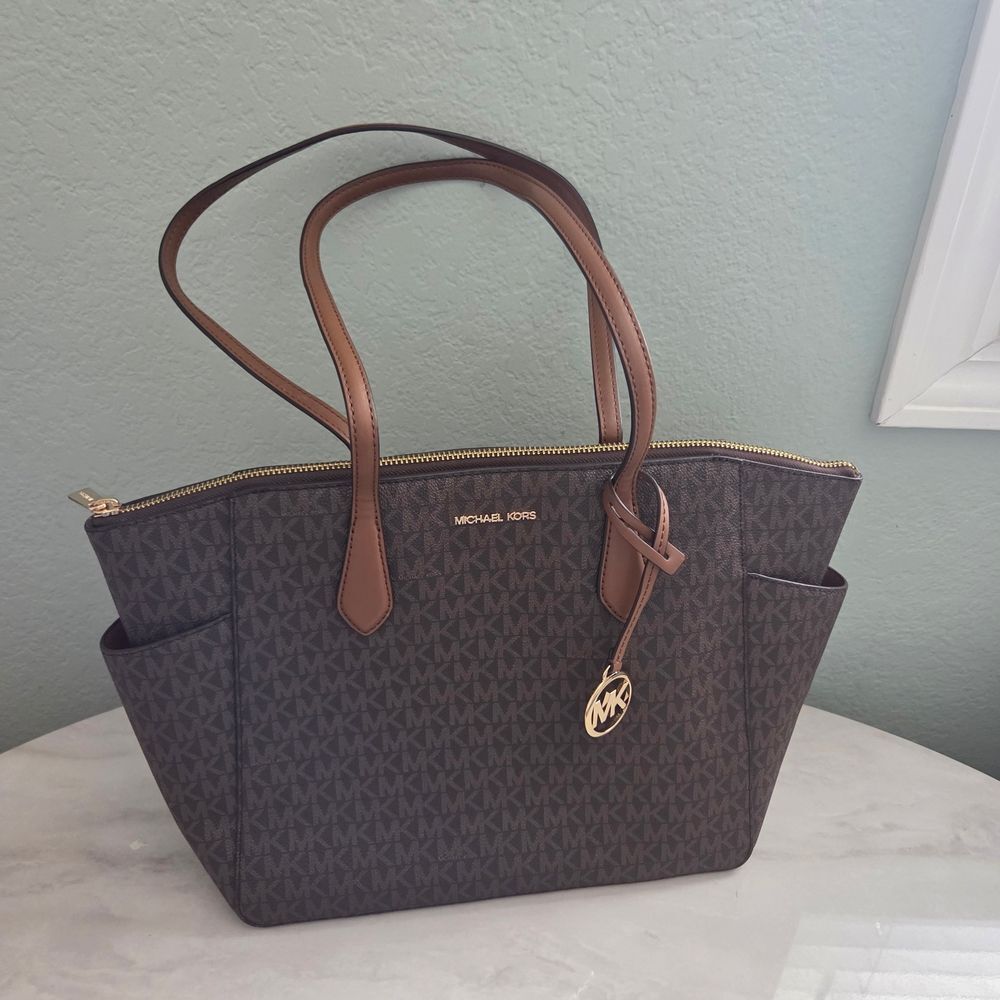 Michael Kors Brown Tote Bag